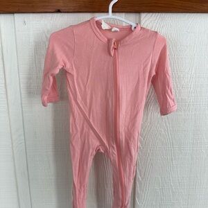 Kyte Baby Bamboo Pink Kids One Piece Zip Up Cozy PJ or Everyday Wear